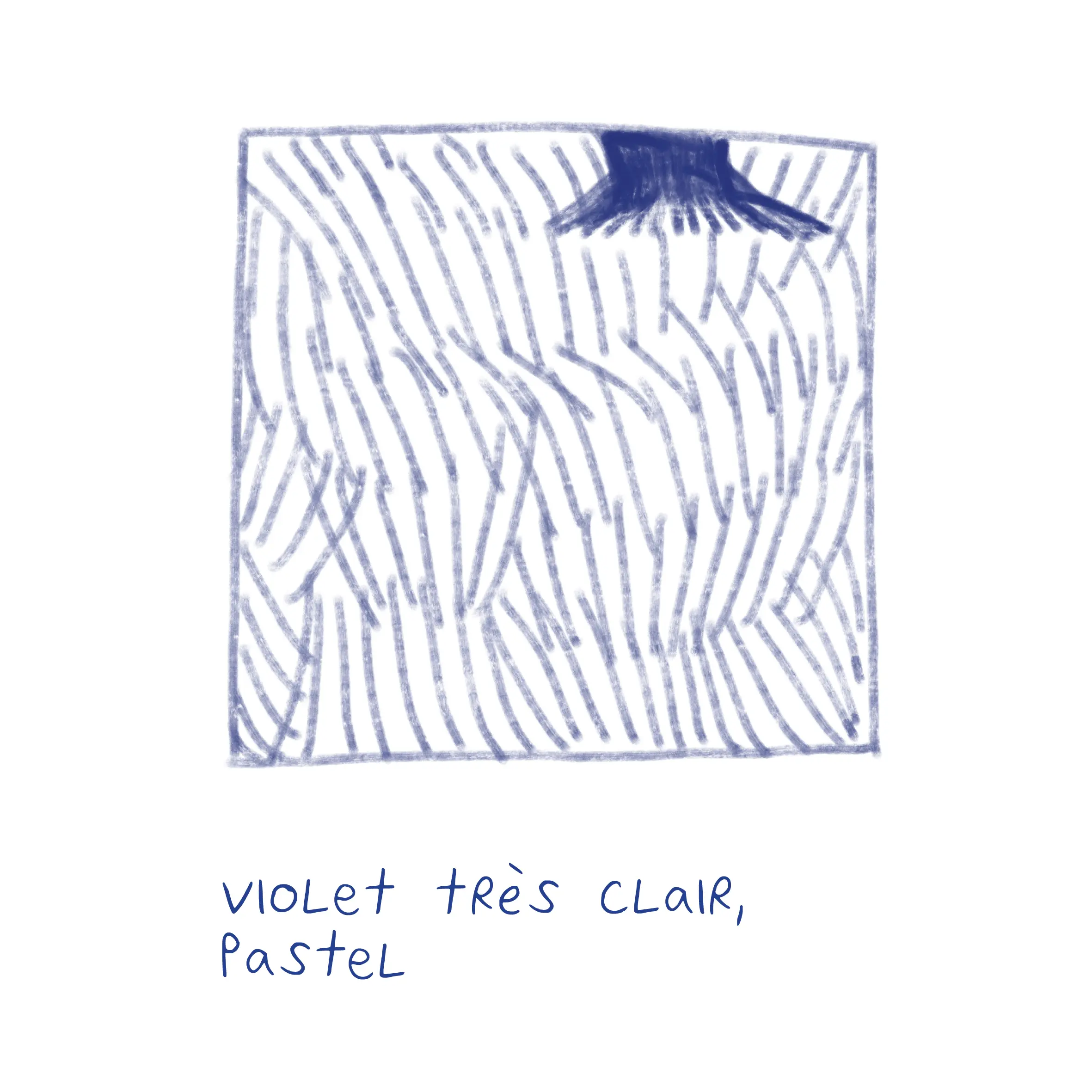 lilas violet très clair, pastel, strip le printemps