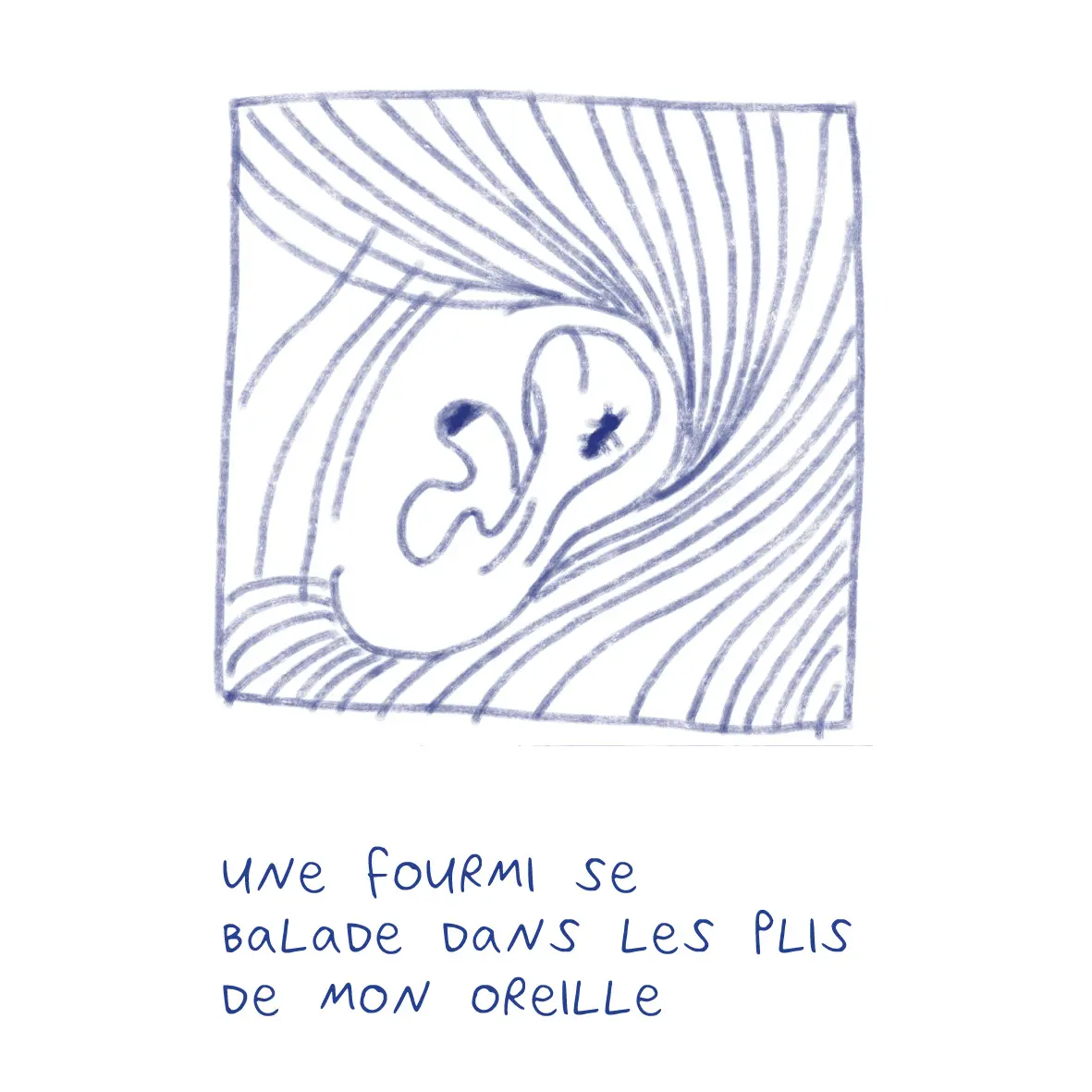 une fourmi se balade, strip le printemps