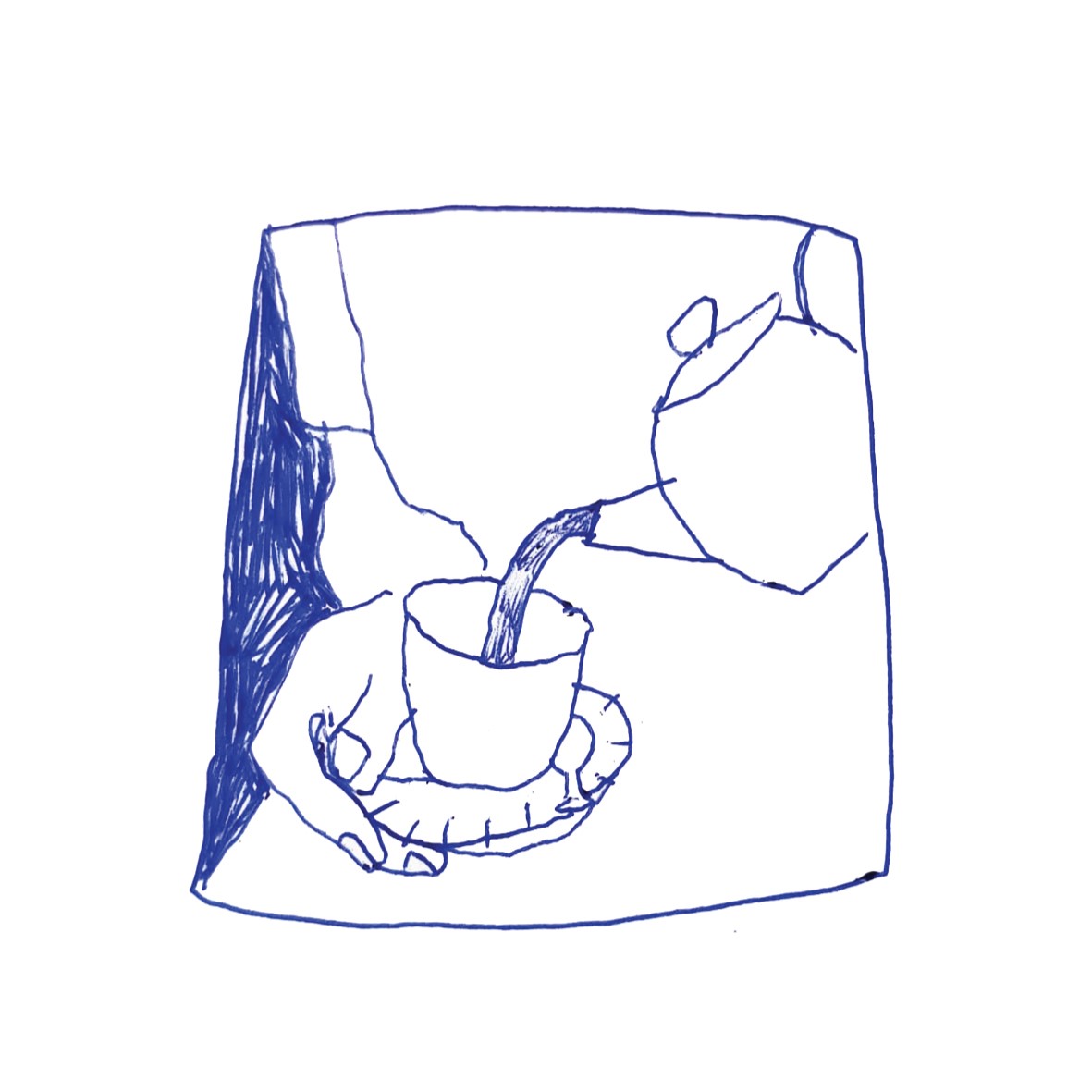 verser une tisane, strip