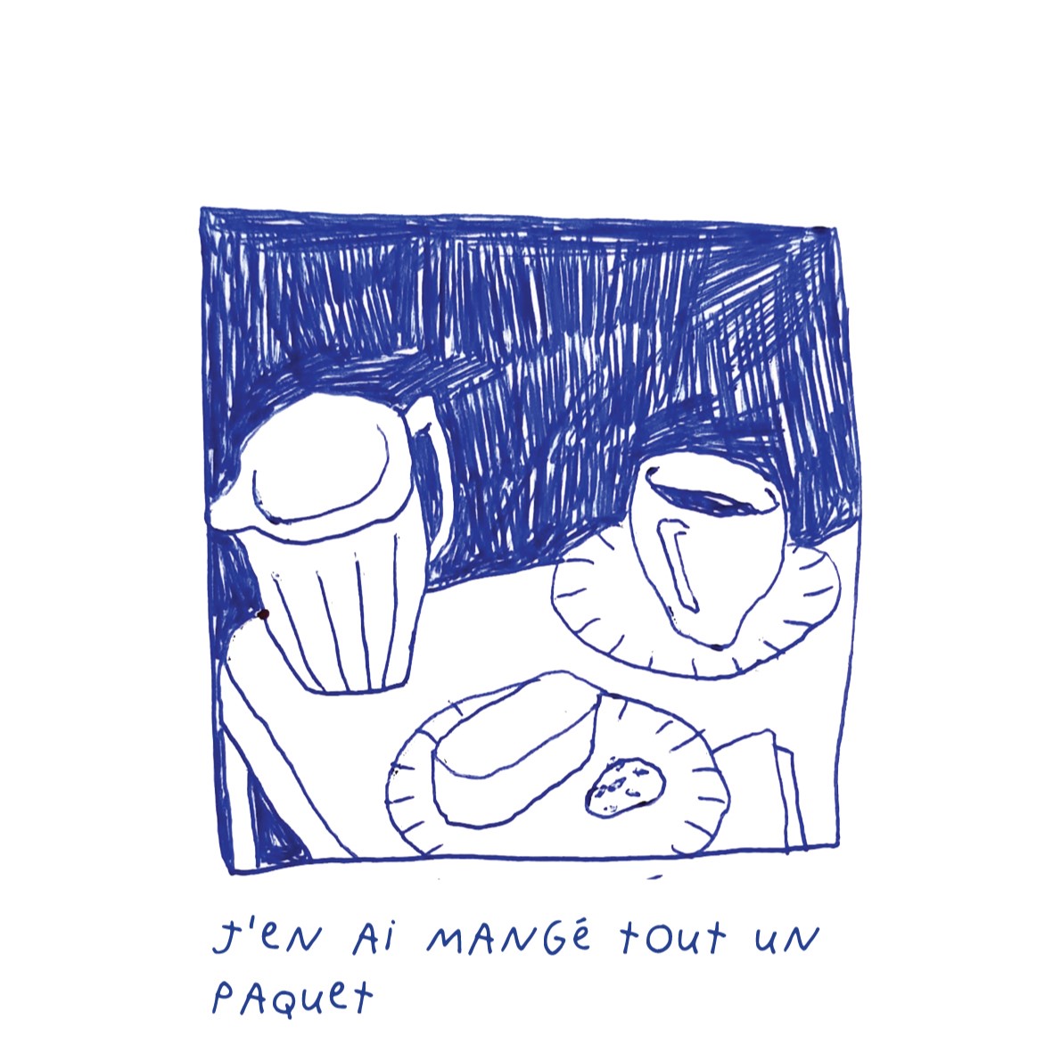 trop mangé de petits gateaux secs, strip